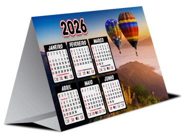 Calendário de Mesa / Sem Verniz