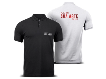 Camisa Polo em Malha Piquet 100% Poliéster