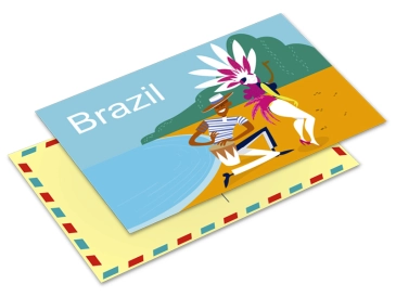 Cartão Postal / UV Total Frente / 27x40cm