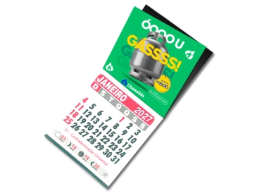 Imã de Geladeira com Manta Total e Calendário