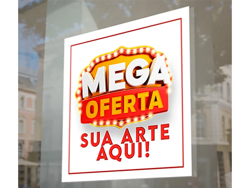 Adesivo Eletrostático sem Verniz