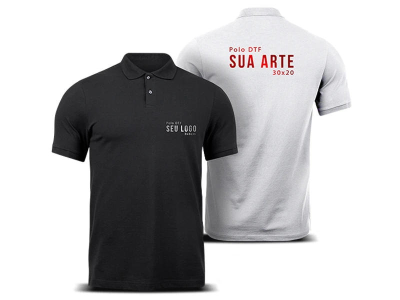 Camisa Polo em Malha Piquet 100% Poliéster