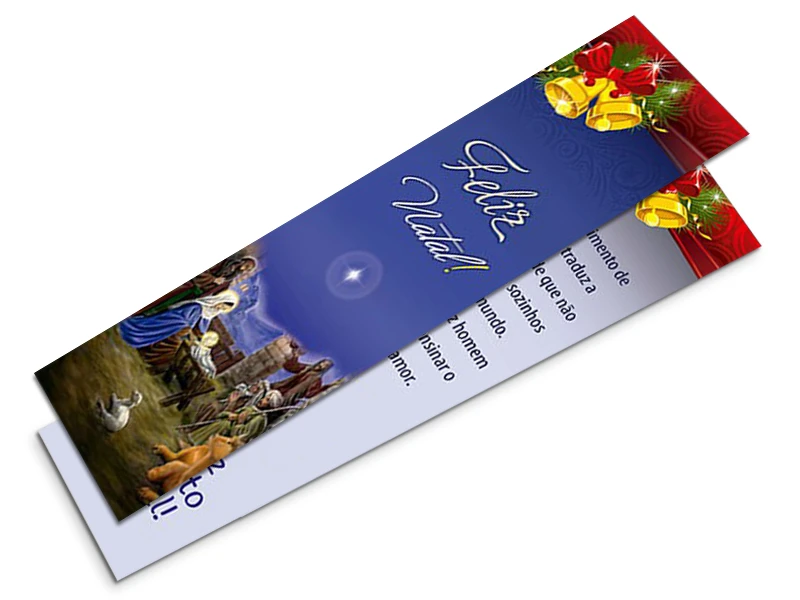 Marcador de Livro / Duodesign 300g / Lam. Fosca + UV Localizado