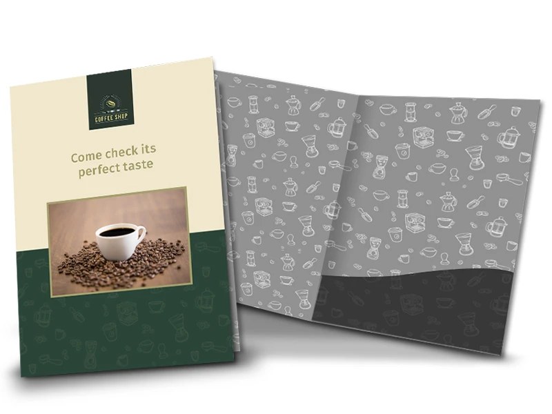 Pasta com Bolsa / Lam. Fosca + UV Local + Hot Stamping